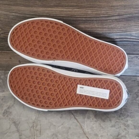 New Vans Old Skool Womens Peace Paisley Green Sneakers Size 7 Skater Grunge - Picture 9 of 10